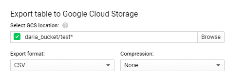 BigQuery to Intercom - Export BigQuery Data to GCS
